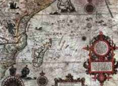 Antique Map- Madagascar and Indian Ocean