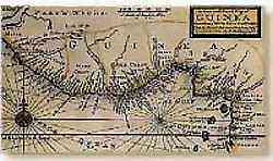 Antique Map of West Africa/ Guinea Coast