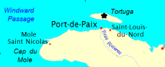 Map of Haiti and Isle of Tortuga