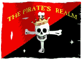 Jolly Roger animated pirate flag — the symbol of the Golden Age of Piracy