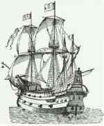 A Spanish Galleon - the treasure ship of the Spanish Main and prime target for Golden Age pirates