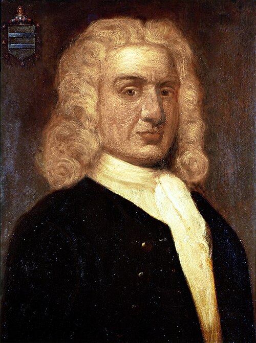 William Kidd the pirate-18th century portrait by Sir James Thornhill.
